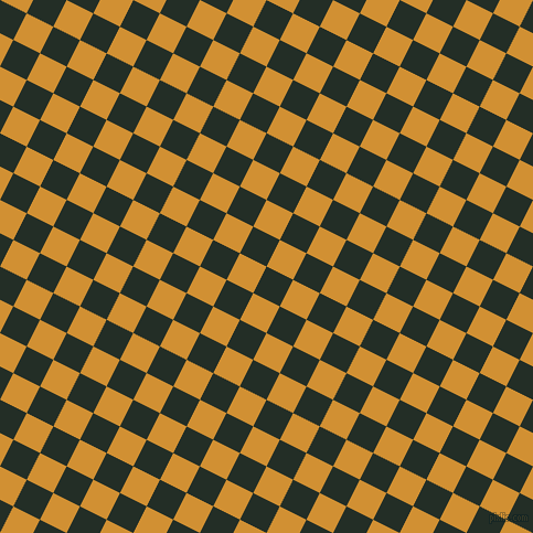 63/153 degree angle diagonal checkered chequered squares checker pattern checkers background, 27 pixel square size, Black Bean and Fuel Yellow checkers chequered checkered squares seamless tileable