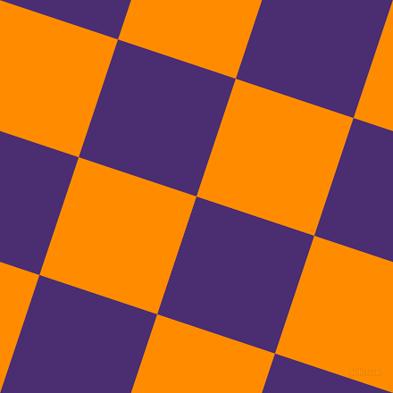 72/162 degree angle diagonal checkered chequered squares checker pattern checkers background, 139 pixel square size, , Blue Diamond and Dark Orange checkers chequered checkered squares seamless tileable