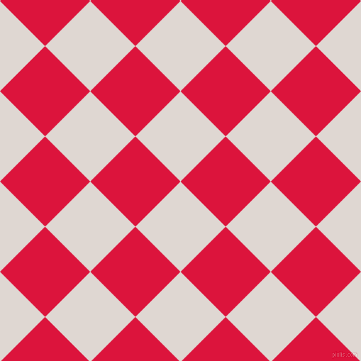 45/135 degree angle diagonal checkered chequered squares checker pattern checkers background, 90 pixel squares size, Bon Jour and Crimson checkers chequered checkered squares seamless tileable