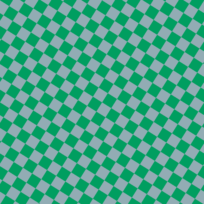 58/148 degree angle diagonal checkered chequered squares checker pattern checkers background, 36 pixel squares size, , Botticelli and Shamrock Green checkers chequered checkered squares seamless tileable