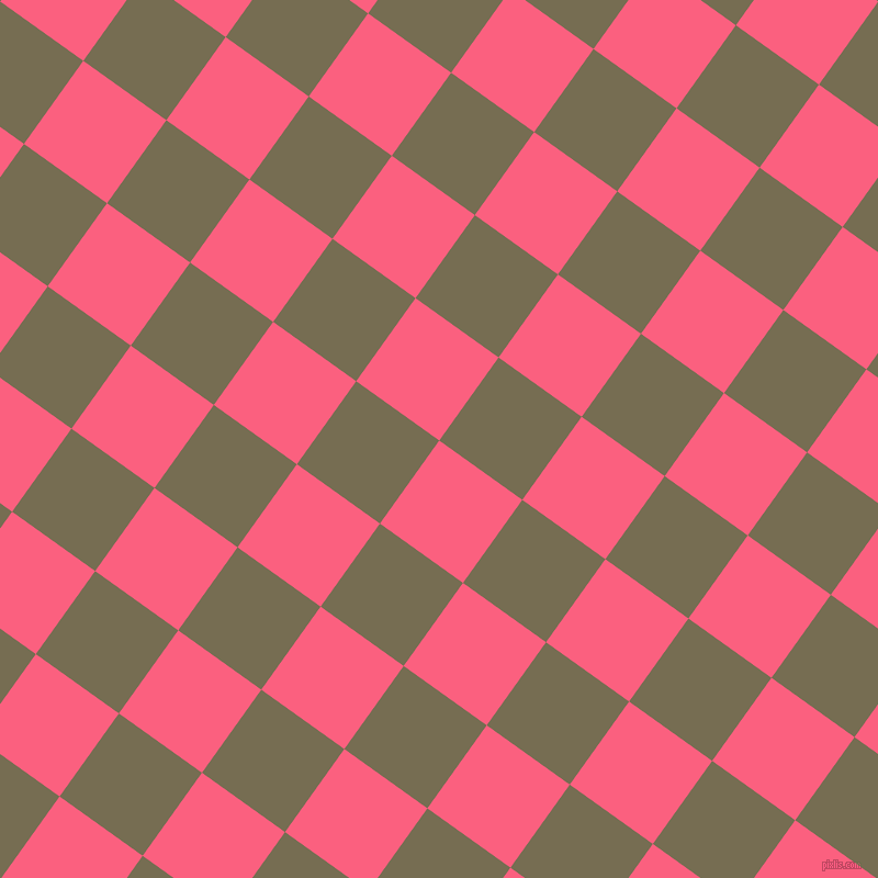 54/144 degree angle diagonal checkered chequered squares checker pattern checkers background, 93 pixel square size, , Brink Pink and Peat checkers chequered checkered squares seamless tileable