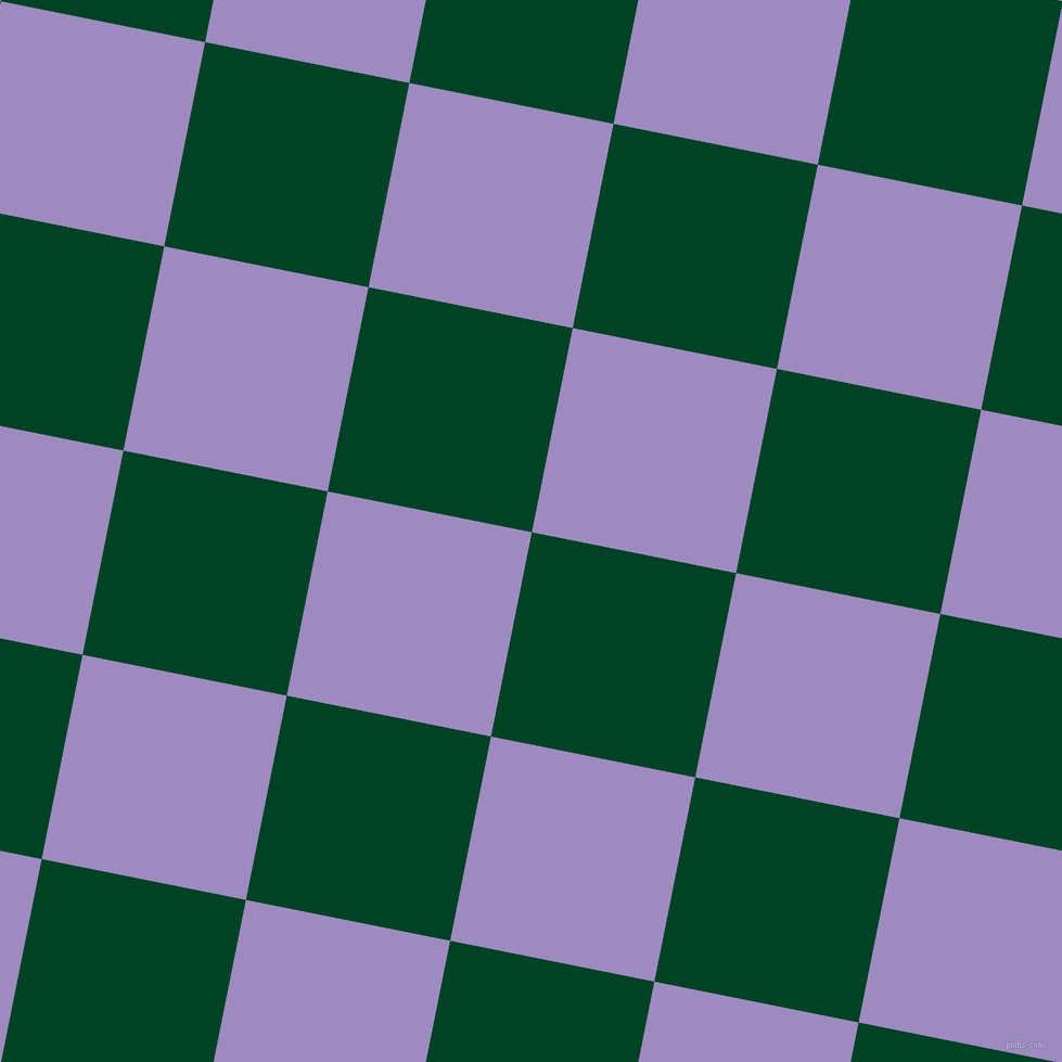 79/169 degree angle diagonal checkered chequered squares checker pattern checkers background, 192 pixel squares size, , British Racing Green and Cold Purple checkers chequered checkered squares seamless tileable