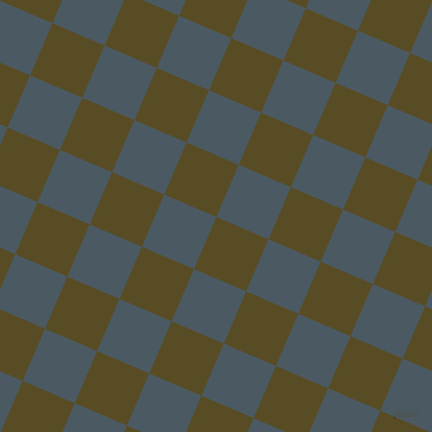 67/157 degree angle diagonal checkered chequered squares checker pattern checkers background, 80 pixel square size, Bronze Olive and Fiord checkers chequered checkered squares seamless tileable