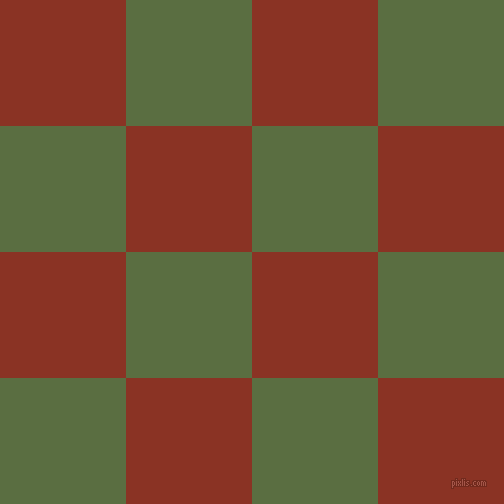 checkered chequered squares checkers background checker pattern, 126 pixel squares size, Burnt Umber and Chalet Green checkers chequered checkered squares seamless tileable
