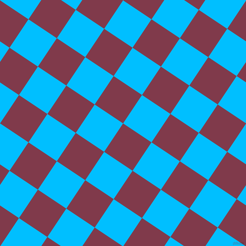 56/146 degree angle diagonal checkered chequered squares checker pattern checkers background, 115 pixel square size, , Camelot and Deep Sky Blue checkers chequered checkered squares seamless tileable