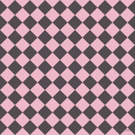 45/135 degree angle diagonal checkered chequered squares checker pattern checkers background, 34 pixel squares size, , Chantilly and Liver checkers chequered checkered squares seamless tileable