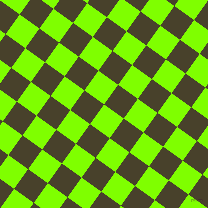 54/144 degree angle diagonal checkered chequered squares checker pattern checkers background, 77 pixel square size, Chartreuse and Onion checkers chequered checkered squares seamless tileable