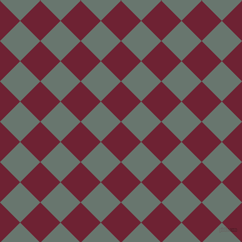45/135 degree angle diagonal checkered chequered squares checker pattern checkers background, 58 pixel squares size, , Claret and Sirocco checkers chequered checkered squares seamless tileable