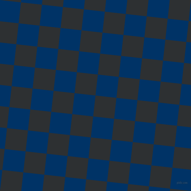 84/174 degree angle diagonal checkered chequered squares checker pattern checkers background, 69 pixel squares size, , Cod Grey and Prussian Blue checkers chequered checkered squares seamless tileable