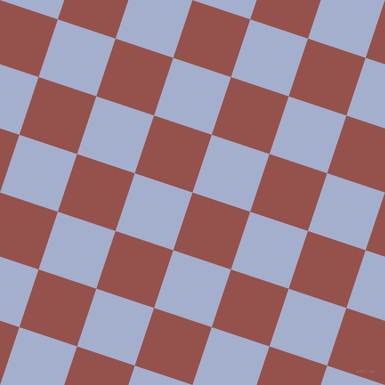 72/162 degree angle diagonal checkered chequered squares checker pattern checkers background, 119 pixel squares size, Copper Rust and Echo Blue checkers chequered checkered squares seamless tileable