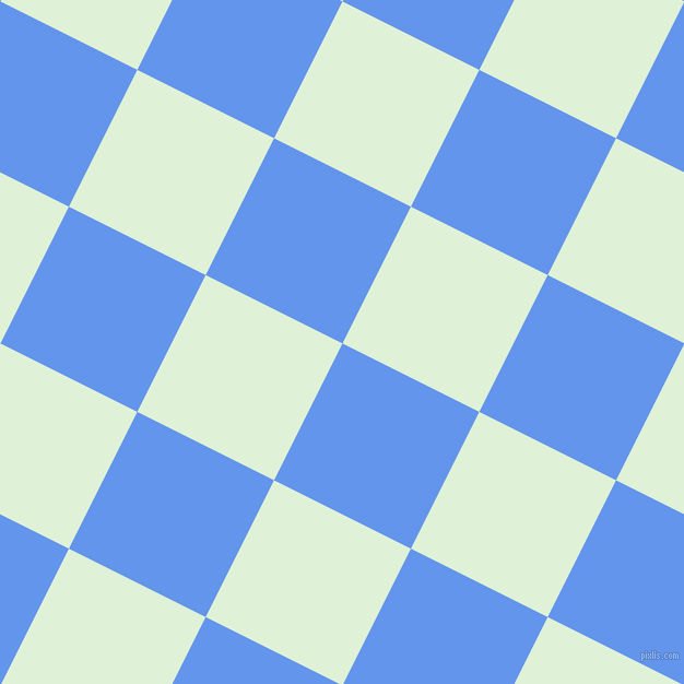 63/153 degree angle diagonal checkered chequered squares checker pattern checkers background, 140 pixel squares size, , Cornflower Blue and Hint Of Green checkers chequered checkered squares seamless tileable