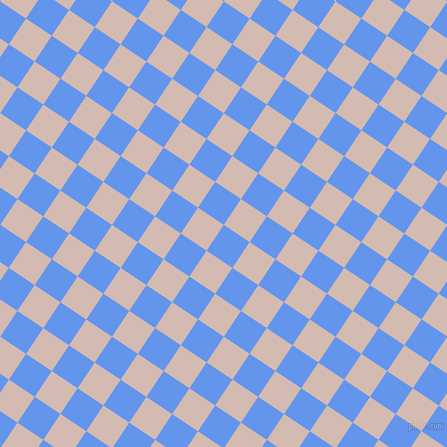 56/146 degree angle diagonal checkered chequered squares checker pattern checkers background, 31 pixel squares size, Cornflower Blue and Wafer checkers chequered checkered squares seamless tileable