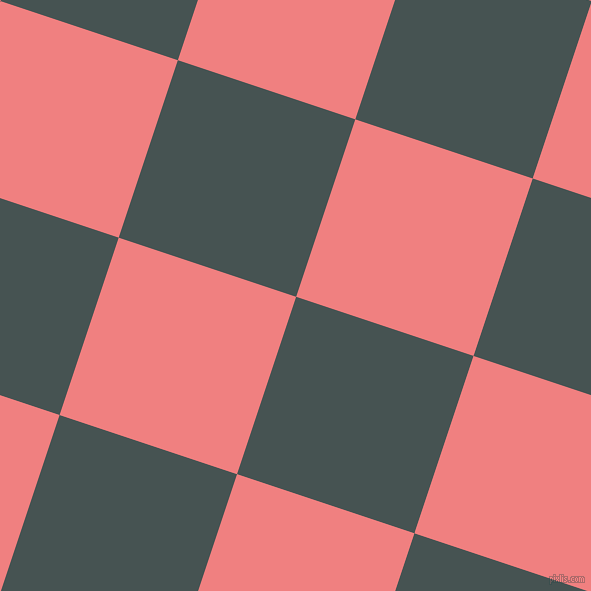 72/162 degree angle diagonal checkered chequered squares checker pattern checkers background, 187 pixel square size, , Dark Slate and Light Coral checkers chequered checkered squares seamless tileable