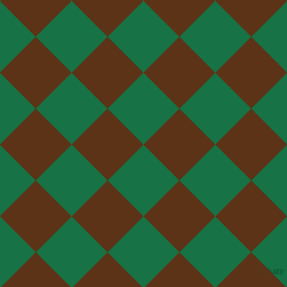 45/135 degree angle diagonal checkered chequered squares checker pattern checkers background, 72 pixel squares size, , Dark Spring Green and Baker