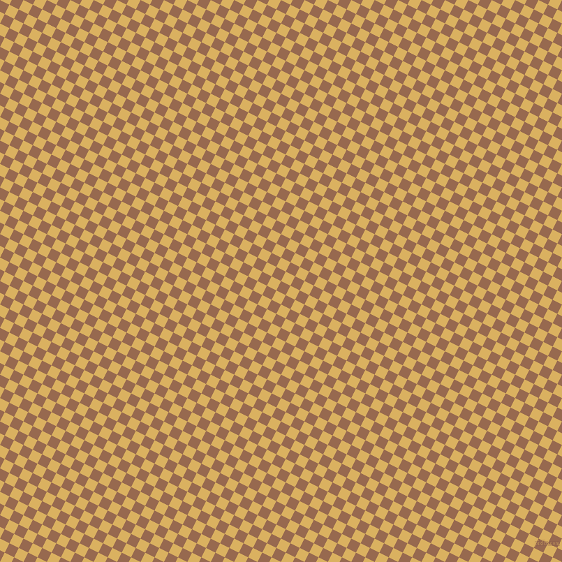 63/153 degree angle diagonal checkered chequered squares checker pattern checkers background, 15 pixel square size, , Dark Tan and Equator checkers chequered checkered squares seamless tileable