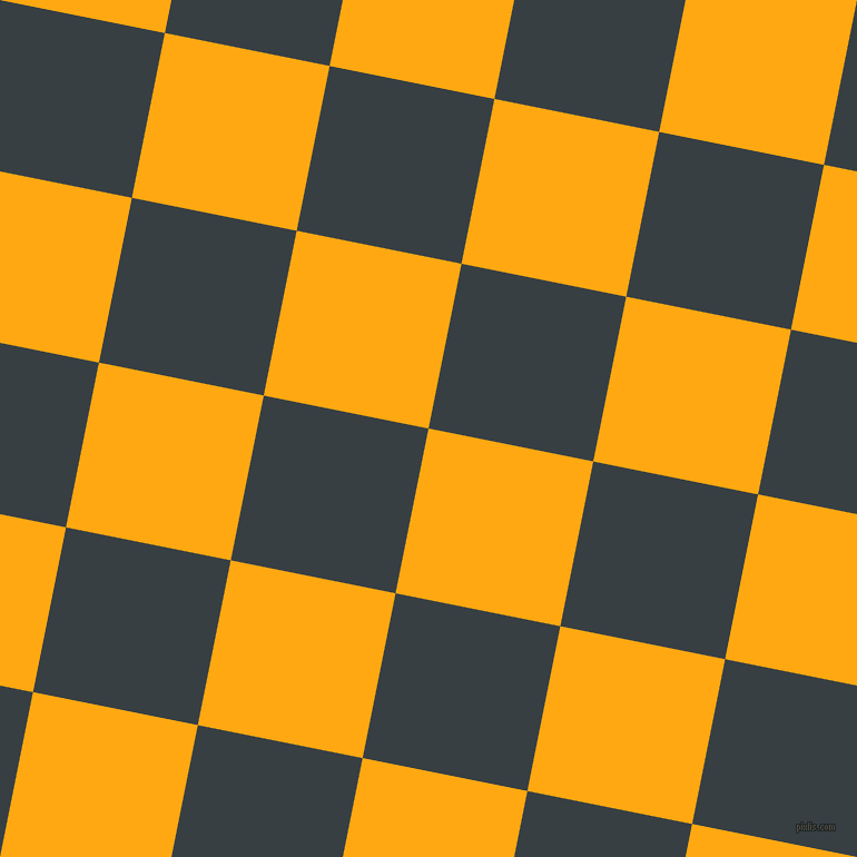 79/169 degree angle diagonal checkered chequered squares checker pattern checkers background, 151 pixel square size, , Dark Tangerine and Mirage checkers chequered checkered squares seamless tileable