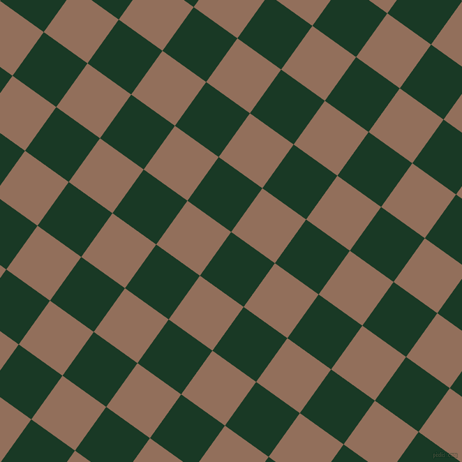 54/144 degree angle diagonal checkered chequered squares checker pattern checkers background, 77 pixel square size, , Deep Fir and Beaver checkers chequered checkered squares seamless tileable