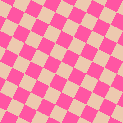 63/153 degree angle diagonal checkered chequered squares checker pattern checkers background, 58 pixel squares size, , Desert Sand and Brilliant Rose checkers chequered checkered squares seamless tileable