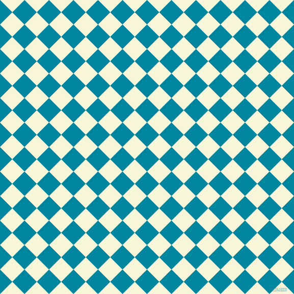 45/135 degree angle diagonal checkered chequered squares checker pattern checkers background, 34 pixel squares size, , Eastern Blue and White Nectar checkers chequered checkered squares seamless tileable