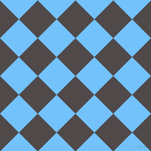 45/135 degree angle diagonal checkered chequered squares checker pattern checkers background, 87 pixel squares size, , Emperor and Maya Blue checkers chequered checkered squares seamless tileable