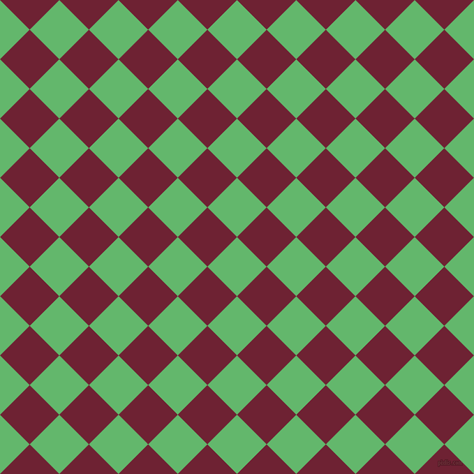 45/135 degree angle diagonal checkered chequered squares checker pattern checkers background, 60 pixel square size, Fern and Claret checkers chequered checkered squares seamless tileable