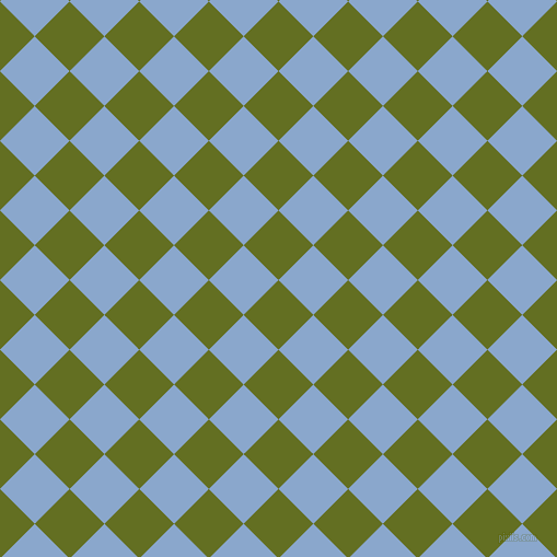 45/135 degree angle diagonal checkered chequered squares checker pattern checkers background, 45 pixel square size, , Fiji Green and Polo Blue checkers chequered checkered squares seamless tileable