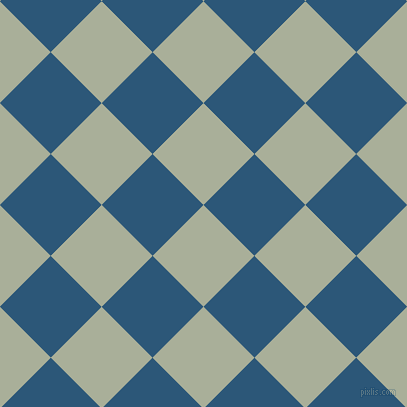 45/135 degree angle diagonal checkered chequered squares checker pattern checkers background, 72 pixel square size, , Green Spring and Venice Blue checkers chequered checkered squares seamless tileable