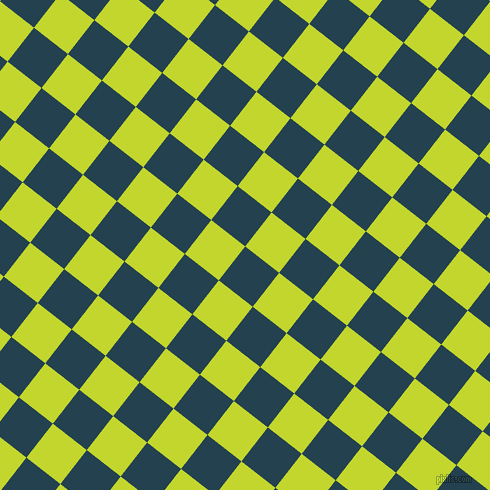 52/142 degree angle diagonal checkered chequered squares checker pattern checkers background, 43 pixel squares size, , Green Vogue and Fuego checkers chequered checkered squares seamless tileable