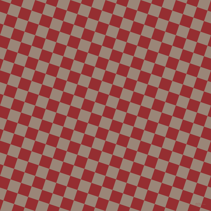 72/162 degree angle diagonal checkered chequered squares checker pattern checkers background, 38 pixel squares size, , Guardsman Red and Almond Frost checkers chequered checkered squares seamless tileable