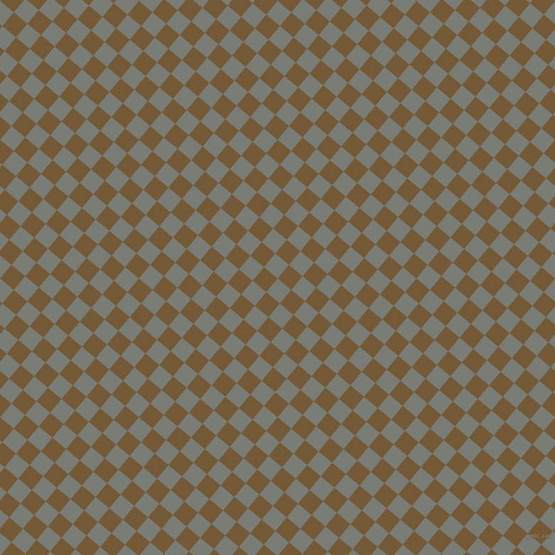 50/140 degree angle diagonal checkered chequered squares checker pattern checkers background, 25 pixel square size, , Gunsmoke and Shingle Fawn checkers chequered checkered squares seamless tileable