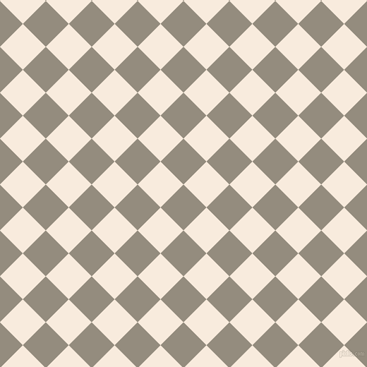 45/135 degree angle diagonal checkered chequered squares checker pattern checkers background, 46 pixel squares size, , Heathered Grey and Bridal Heath checkers chequered checkered squares seamless tileable