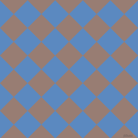 45/135 degree angle diagonal checkered chequered squares checker pattern checkers background, 76 pixel square size, Hemp and Danube checkers chequered checkered squares seamless tileable