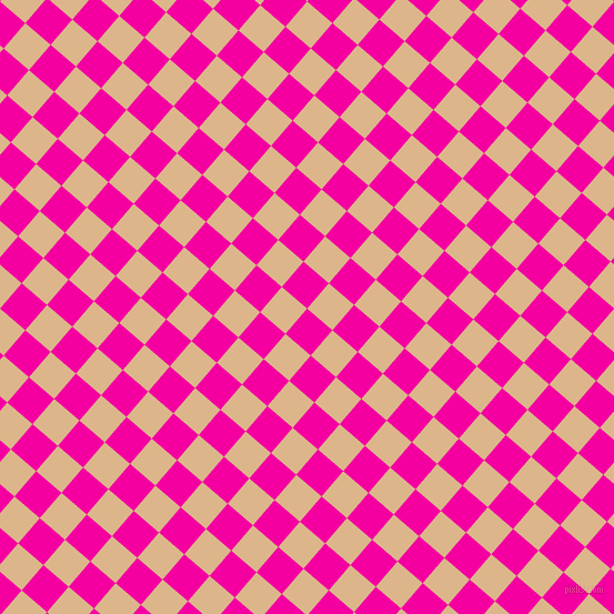 49/139 degree angle diagonal checkered chequered squares checker pattern checkers background, 30 pixel squares size, , Hollywood Cerise and Brandy checkers chequered checkered squares seamless tileable