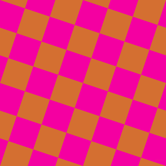 72/162 degree angle diagonal checkered chequered squares checker pattern checkers background, 110 pixel squares size, Hollywood Cerise and Tango checkers chequered checkered squares seamless tileable