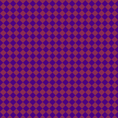 45/135 degree angle diagonal checkered chequered squares checker pattern checkers background, 18 pixel squares size, , Indigo and Rose Bud Cherry checkers chequered checkered squares seamless tileable