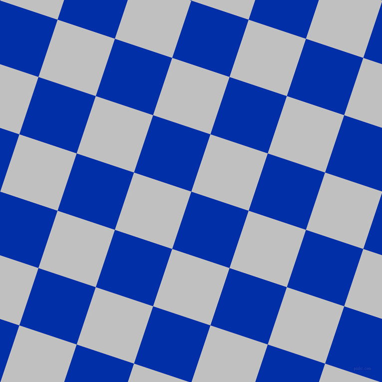 72/162 degree angle diagonal checkered chequered squares checker pattern checkers background, 121 pixel square size, , International Klein Blue and Silver checkers chequered checkered squares seamless tileable