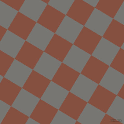 59/149 degree angle diagonal checkered chequered squares checker pattern checkers background, 70 pixel squares size, , Ironstone and Dove Grey checkers chequered checkered squares seamless tileable