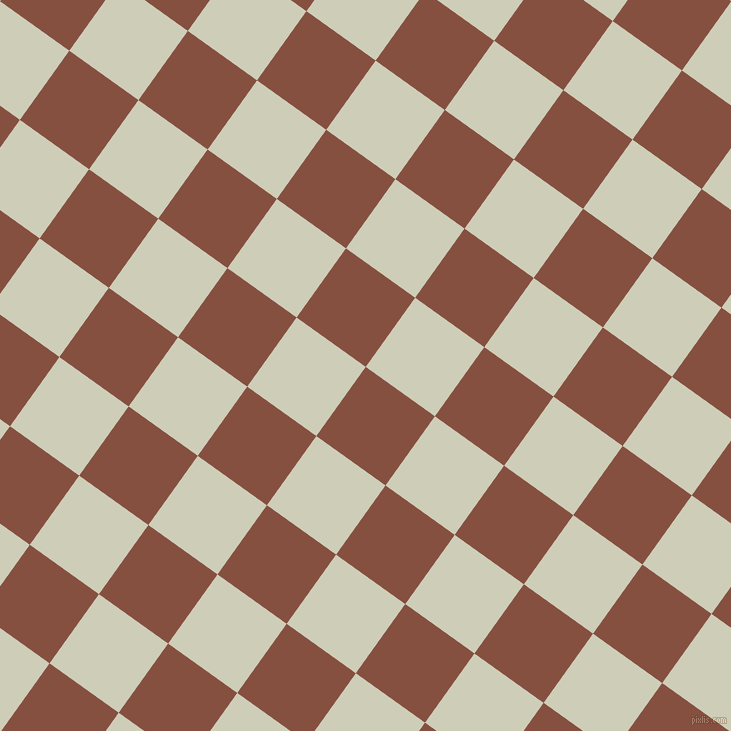 54/144 degree angle diagonal checkered chequered squares checker pattern checkers background, 85 pixel squares size, , Ironstone and Moon Mist checkers chequered checkered squares seamless tileable