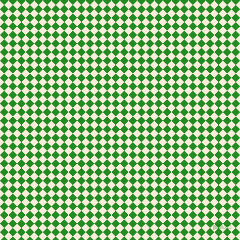 45/135 degree angle diagonal checkered chequered squares checker pattern checkers background, 12 pixel square size, , Island Spice and Forest Green checkers chequered checkered squares seamless tileable