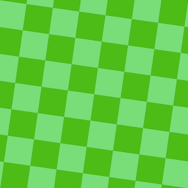 82/172 degree angle diagonal checkered chequered squares checker pattern checkers background, 113 pixel squares size, , Kelly Green and Pastel Green checkers chequered checkered squares seamless tileable