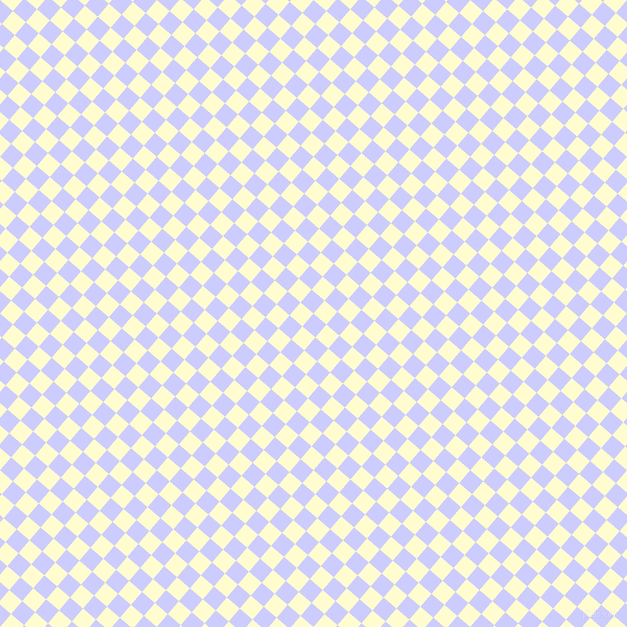 49/139 degree angle diagonal checkered chequered squares checker pattern checkers background, 17 pixel square size, , Lavender Blue and Cream checkers chequered checkered squares seamless tileable