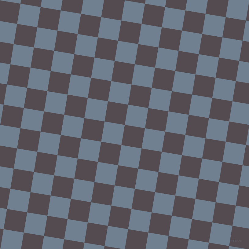 81/171 degree angle diagonal checkered chequered squares checker pattern checkers background, 67 pixel square size, , Liver and Slate Grey checkers chequered checkered squares seamless tileable