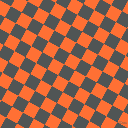 61/151 degree angle diagonal checkered chequered squares checker pattern checkers background, 48 pixel squares size, Mako and Burnt Orange checkers chequered checkered squares seamless tileable