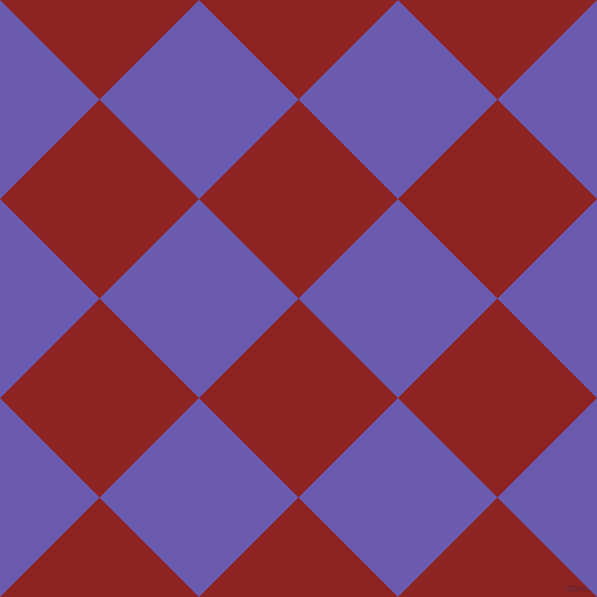 45/135 degree angle diagonal checkered chequered squares checker pattern checkers background, 197 pixel square size, , Mandarian Orange and Blue Marguerite checkers chequered checkered squares seamless tileable