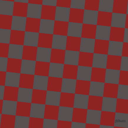 84/174 degree angle diagonal checkered chequered squares checker pattern checkers background, 48 pixel squares size, , Mandarian Orange and Mortar checkers chequered checkered squares seamless tileable