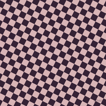 63/153 degree angle diagonal checkered chequered squares checker pattern checkers background, 25 pixel square size, , Mardi Gras and Pink Flare checkers chequered checkered squares seamless tileable