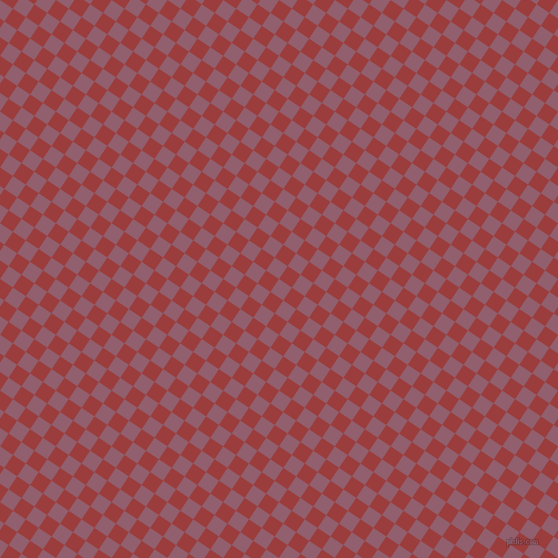 56/146 degree angle diagonal checkered chequered squares checker pattern checkers background, 17 pixel squares size, Mauve Taupe and Mexican Red checkers chequered checkered squares seamless tileable