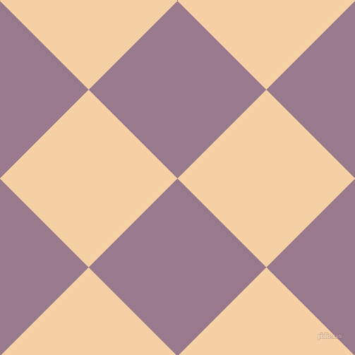 45/135 degree angle diagonal checkered chequered squares checker pattern checkers background, 178 pixel squares size, , Mountbatten Pink and Tequila checkers chequered checkered squares seamless tileable