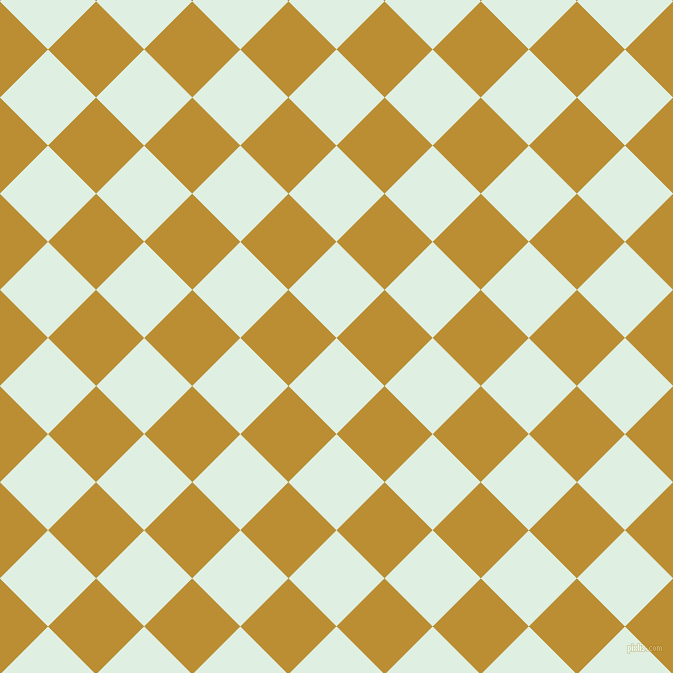 45/135 degree angle diagonal checkered chequered squares checker pattern checkers background, 68 pixel squares size, , Off Green and Hokey Pokey checkers chequered checkered squares seamless tileable