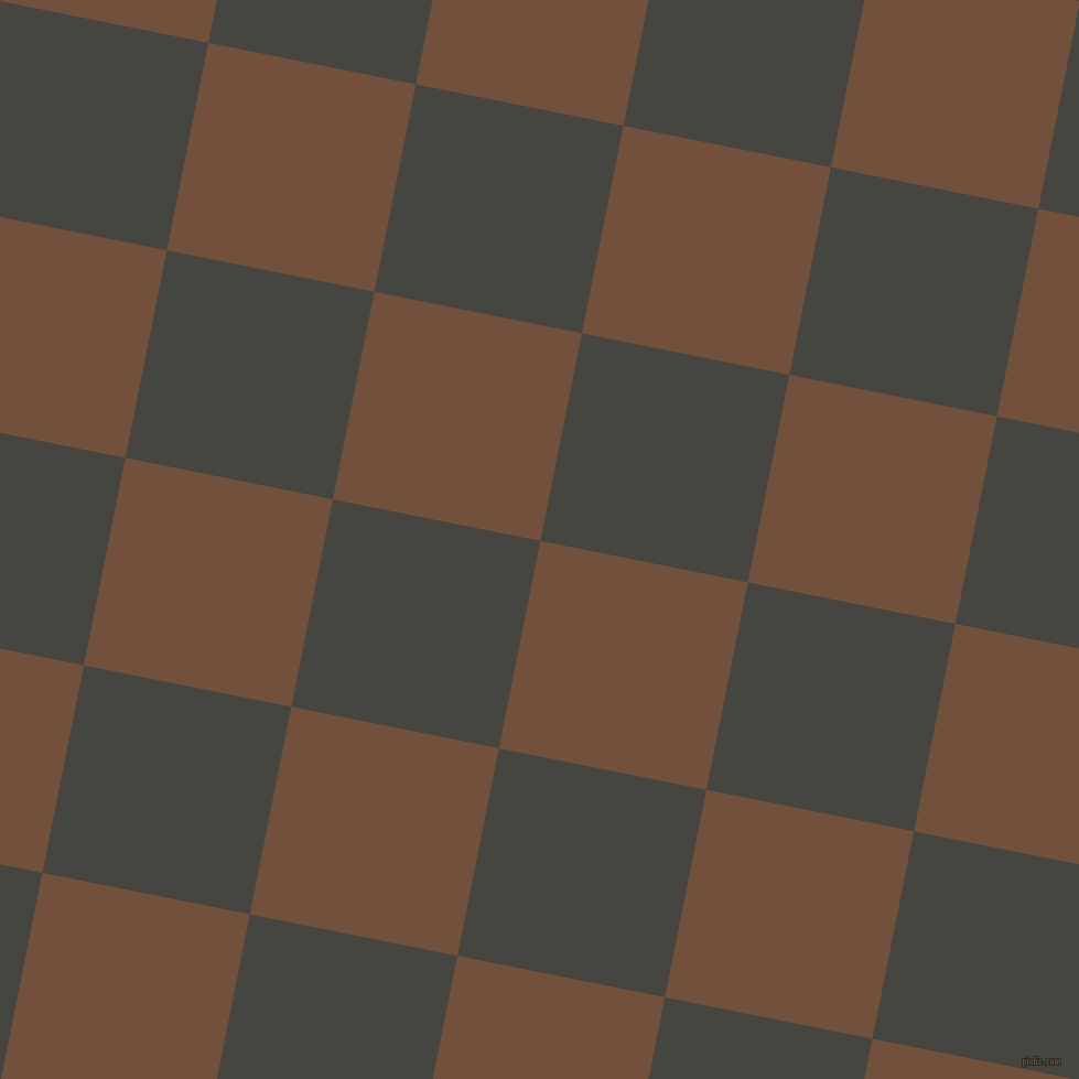 79/169 degree angle diagonal checkered chequered squares checker pattern checkers background, 192 pixel square size, , Old Copper and Tuatara checkers chequered checkered squares seamless tileable